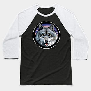 Fenrir the Norse Wolf Baseball T-Shirt